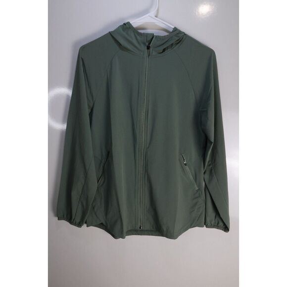 dk active Tops - We‎ Wander Women's Active Hooded Jacket light weight Green Size Small